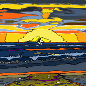 Sunset Surfer 9a 2011